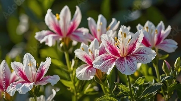 Obraz Beautiful Floral Design with Generous Copy Space for Personal Messages and Custom Greetings