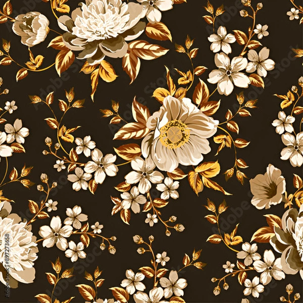 Obraz seamless floral background