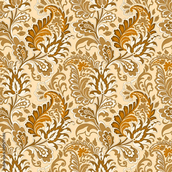 Fototapeta seamless pattern with elements