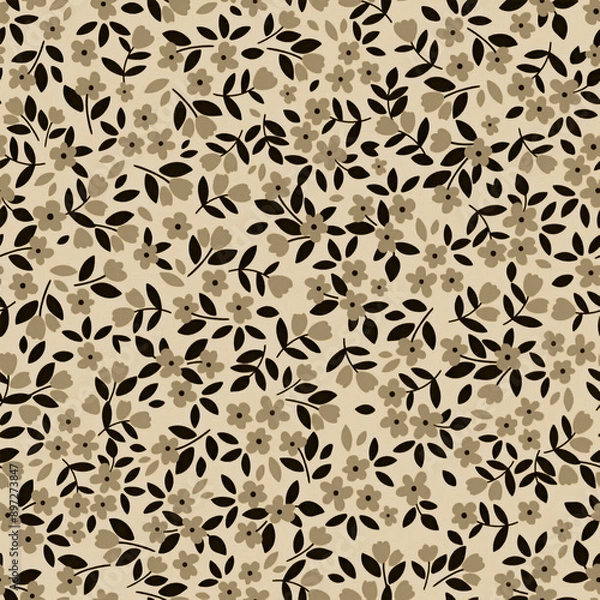 Fototapeta black and white seamless pattern