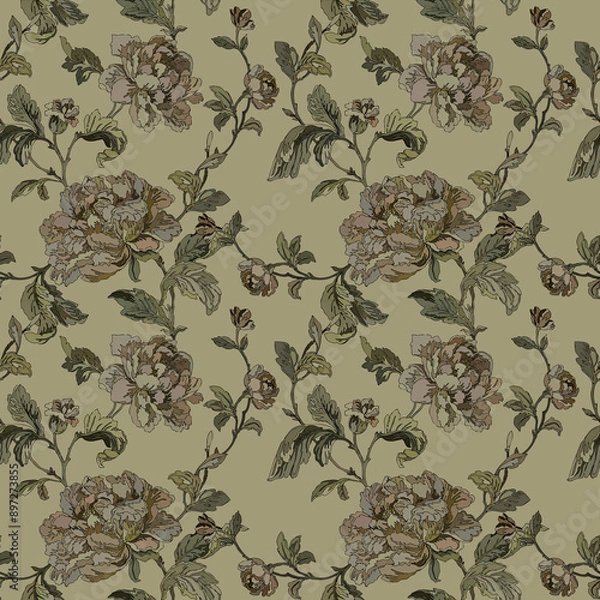 Obraz seamless floral background