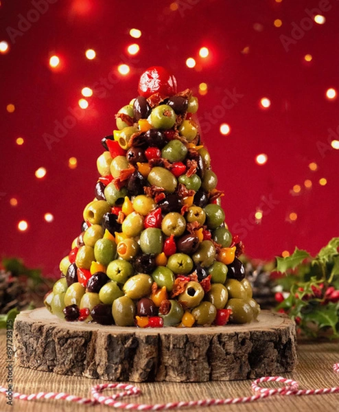 Fototapeta Olive Christmas Tree