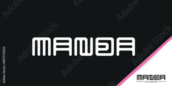 Fototapeta Elegant Minimalist Serif Alphabet Font Set – Modern and Classic Lettering
