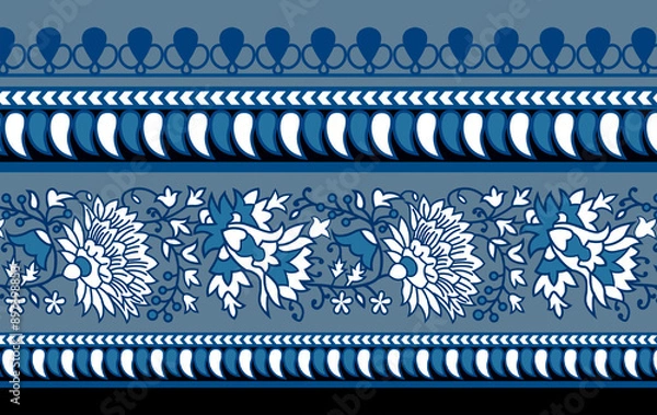Fototapeta blue and white background with stripes