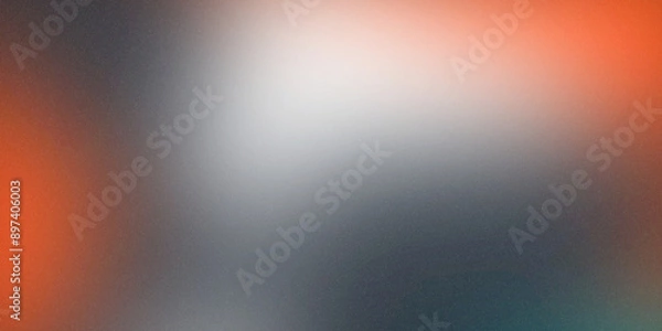 Fototapeta Abstract Background with Orange, White, and Blue Gradient