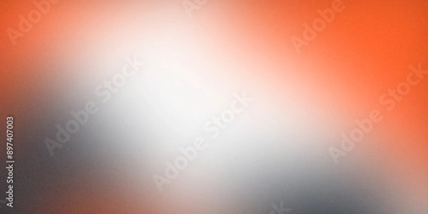 Fototapeta Abstract Background with White and Orange Gradient