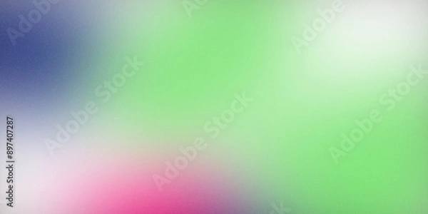 Fototapeta Abstract Background Green Pink Blue Gradient Smooth Blurred