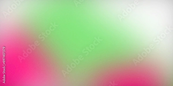 Fototapeta Abstract Background with Soft Pink and Green Gradient - Digital Illustration