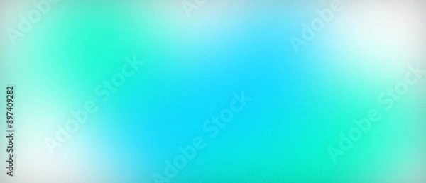 Fototapeta Abstract Background in Teal and Blue Hues - Gradient Design