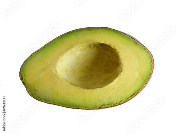 Obraz Avocado isolated on white background
