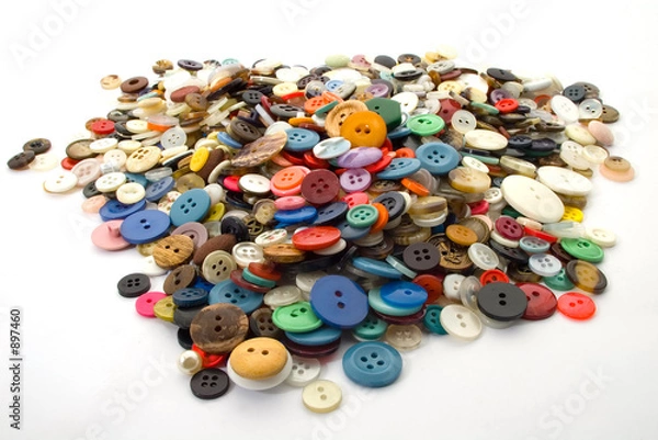 Fototapeta a pile of buttons