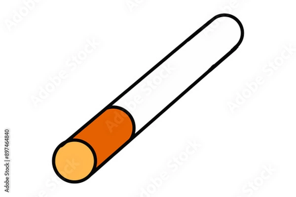 Fototapeta Cigarettes on transparent background