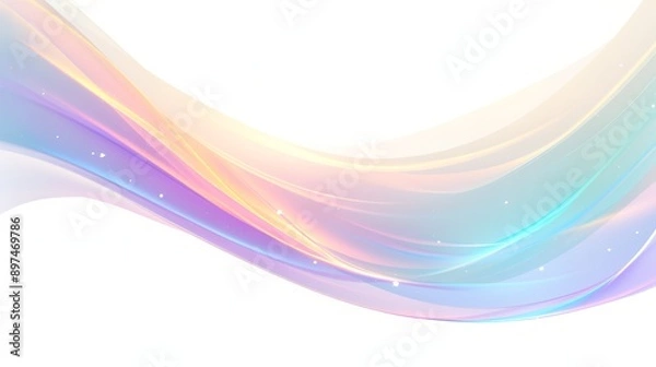 Obraz 抽象的な波のデザインの背景画像