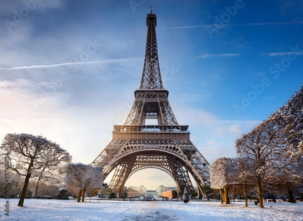 Obraz eiffel tower city