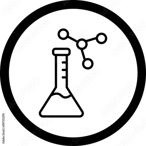Fototapeta Laboratory Icon Design