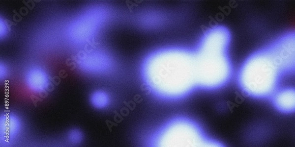 Fototapeta Blurred abstract background with grainy texture in shades of blue and purple