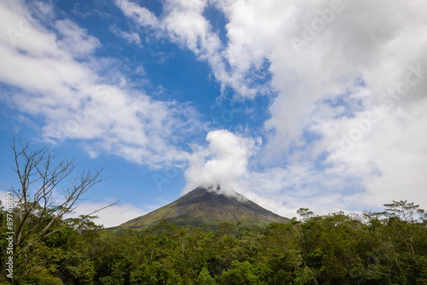 Obraz Ein Vulkan in Costa Rica
