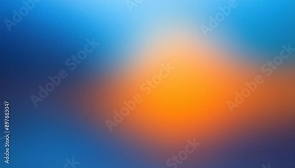 Fototapeta Multi-Color Fusion Gradient Background with Blur and Noise Grain Texture