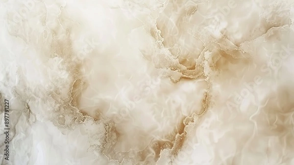 Fototapeta abstract soft sepia color marble granite flooring background. Marble luxury realistic and white texture background. Marbling texture design f