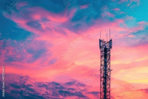 Fototapeta Communication Tower