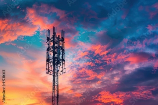 Fototapeta Communication Tower