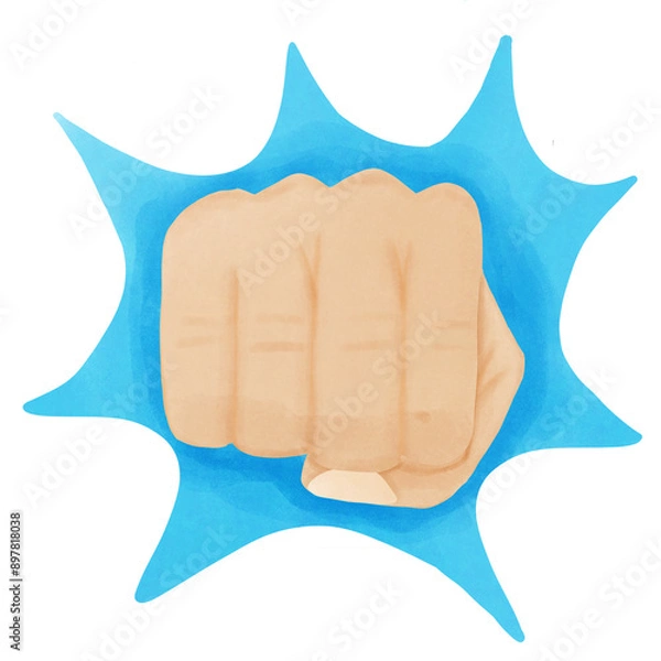 Obraz hand with thumb up