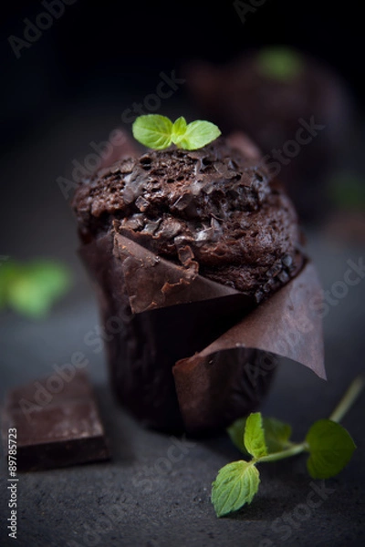 Obraz Dark chocolate cookie