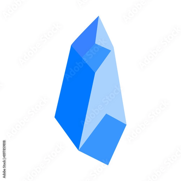 Obraz Crystal Blue Flat