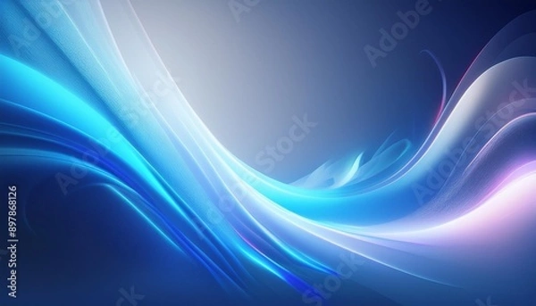 Fototapeta abstract blue wave background