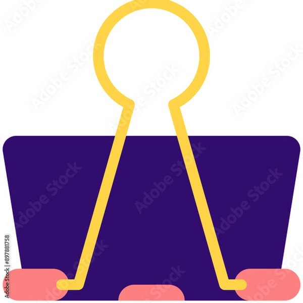 Obraz Paperclip Icon Design Vector