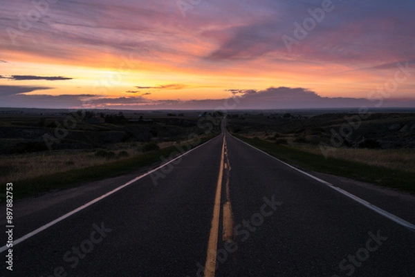 Fototapeta The Path to Sunset
