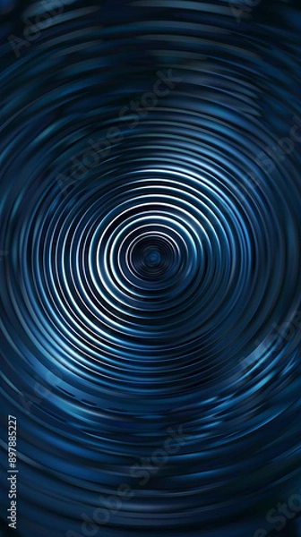 Obraz Abstract blue circles