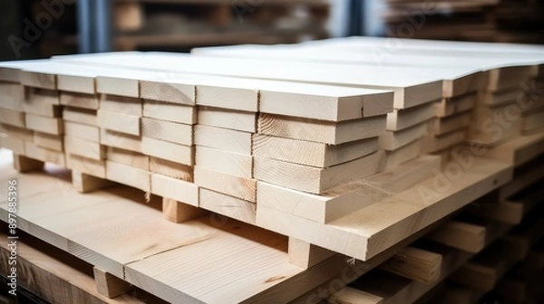 Obraz shop poplar wood