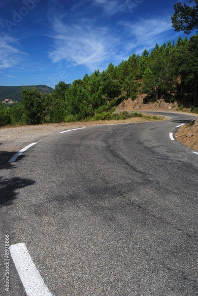 Obraz route de montagne