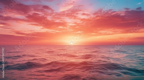 Obraz pink orange gradients