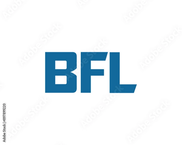 Fototapeta BFL Logo design vector template. BFL logo design.