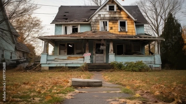 Fototapeta repossession bad credit house