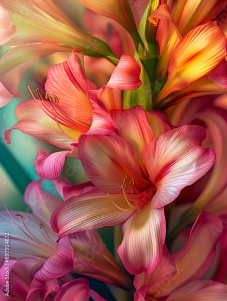 Obraz Lily Flowers Closeup