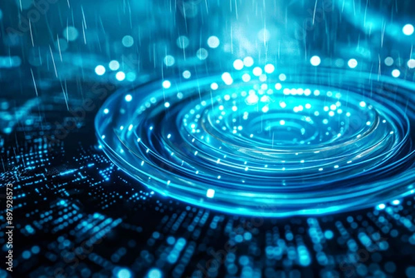 Obraz Abstract background, sparkling water splash