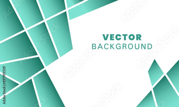 Fototapeta A green background with white squares