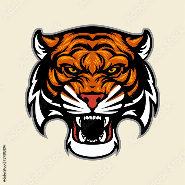 Obraz Tiger Head Mascot
