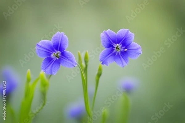 Obraz Ohio spiderwort bokeh background, AI Generated