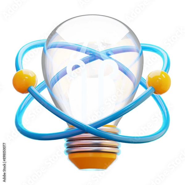 Obraz IDEA 3D ICON ILLUSTRATION