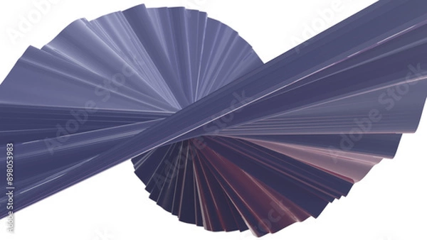 Obraz 3D simple, abstract graphic art or background. 3D rendering	