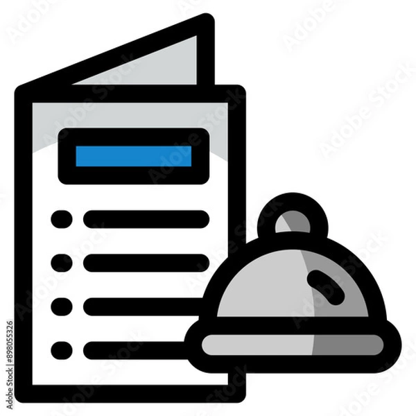 Fototapeta Menu Icon For Design Element