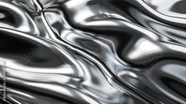 Fototapeta Baeautiful Shiny Metallic Background - High Resolution