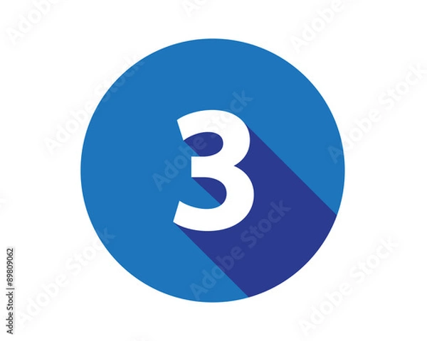 Fototapeta 3 numer kalendarza