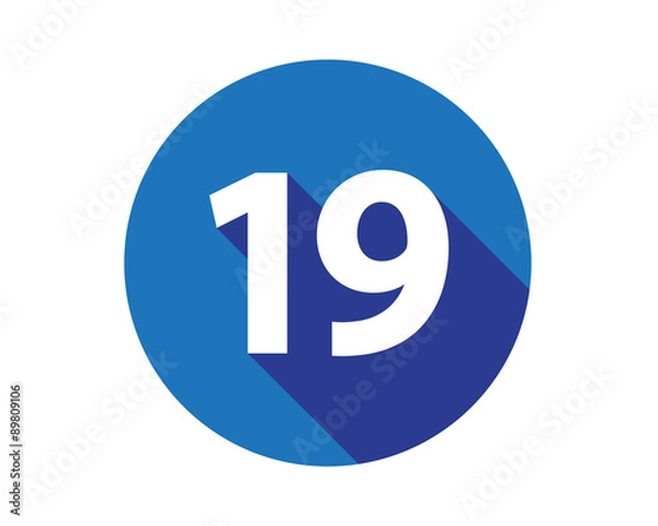 Obraz 19 Numer kalendarza