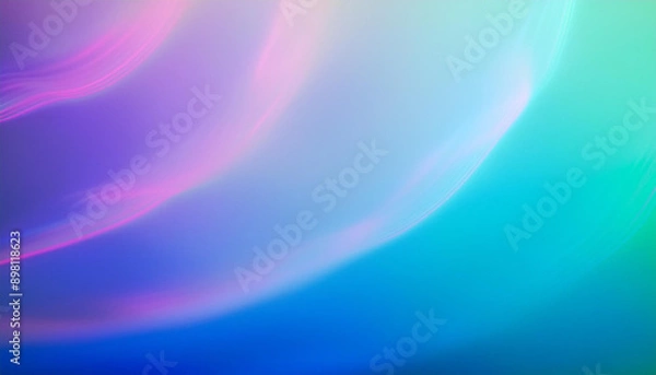 Fototapeta Abstract Gradient colorful Background with Delicate Waves texture for cover or poster