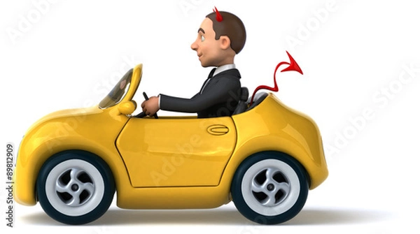 Fototapeta Evil driver